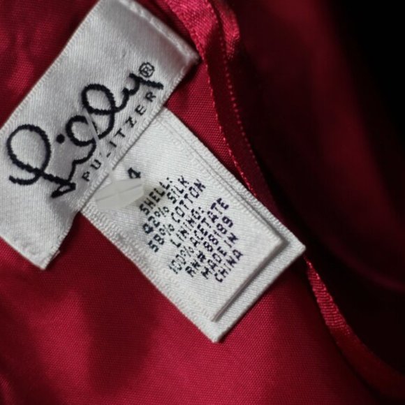 Lilly Pultzer Pink Silk Dress - Picture 10 of 10